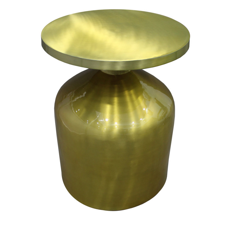 Iron Top End Table