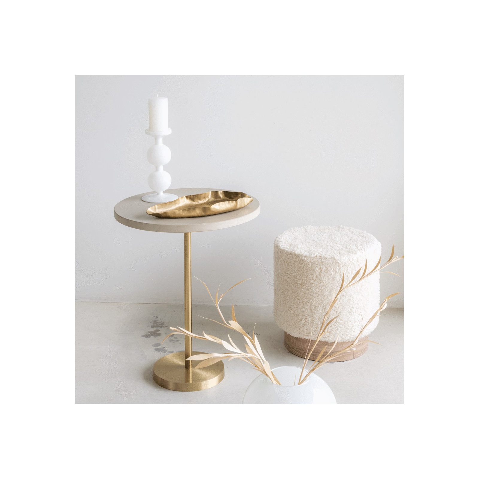 Candle Holder Recycled Glass Bulb