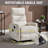 Swivel Manual Recliner Chair with Heat Massage Function-61694405