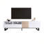Meuble télé moderne pour téléviseur de 80 po avec espace de rangement double-1028589741
