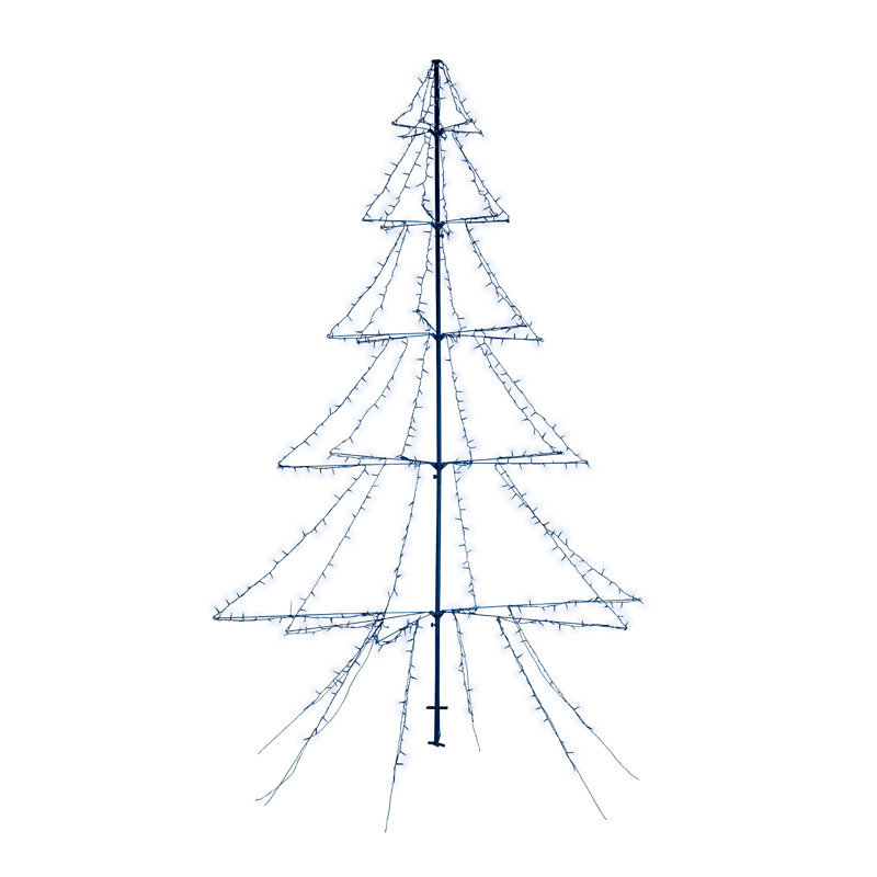 LED Twinkle Lighted Trees & Branches, Cool White, 200cm