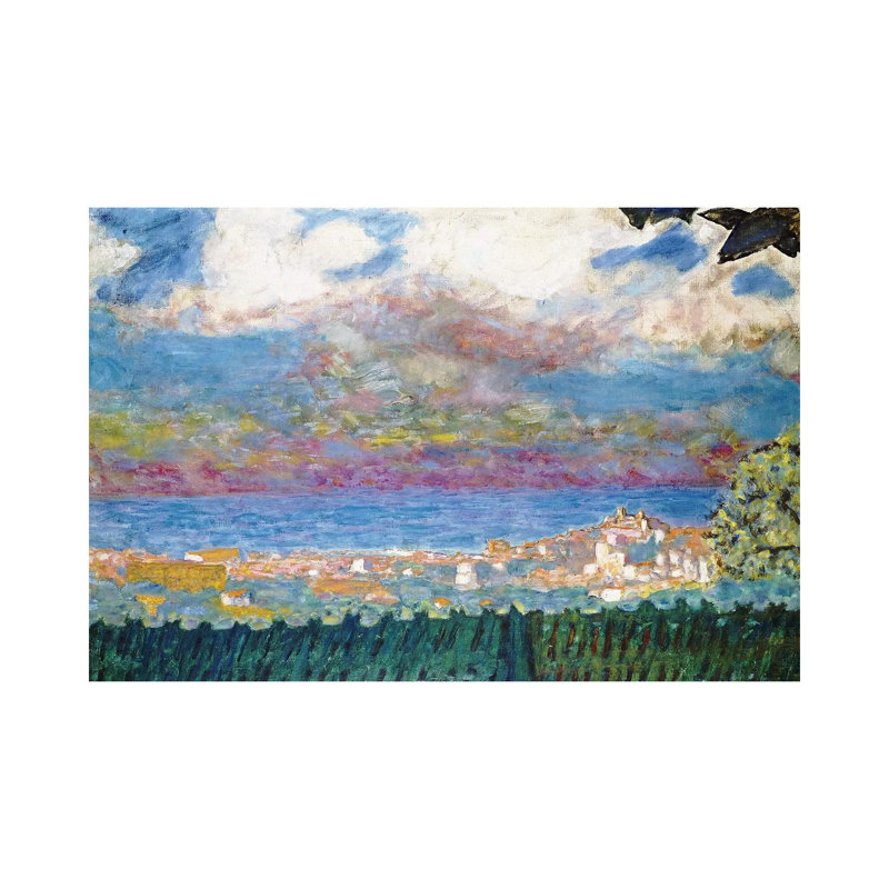 Stormy Sky over Cannes, 1945 1 Piece Wrapped Canvas Painting, 20.32cm H x 30.48cm W x 1.905cm D