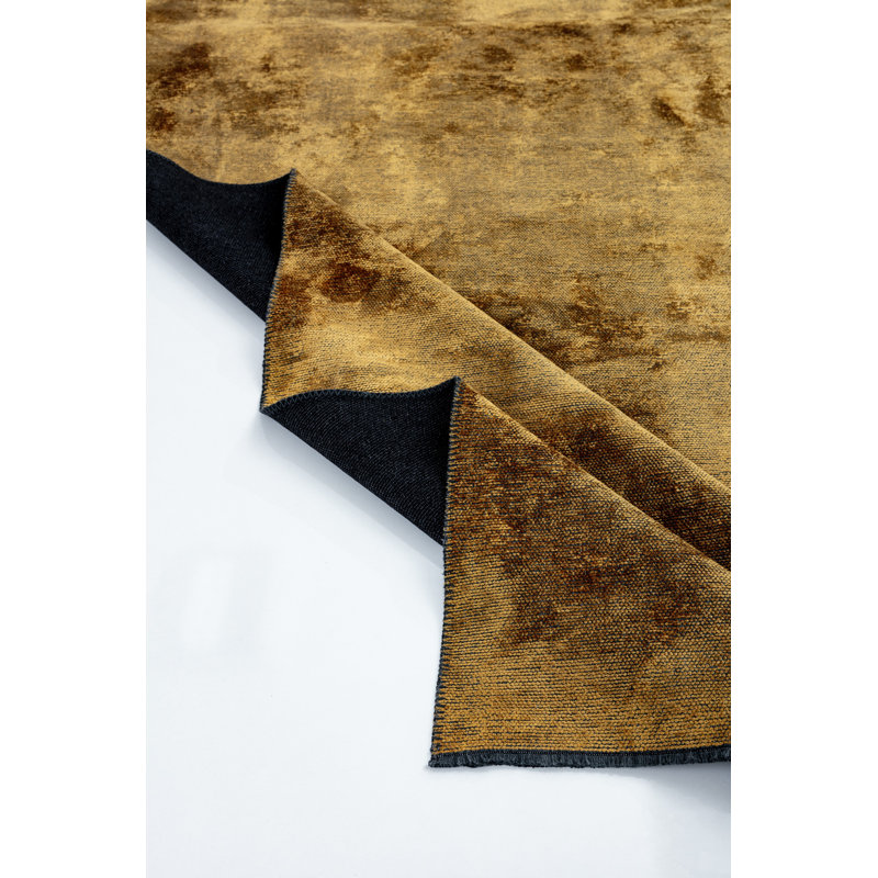 Rapture Yellow Luxury Area Rug, Rectangle 7'10" x 9'10"