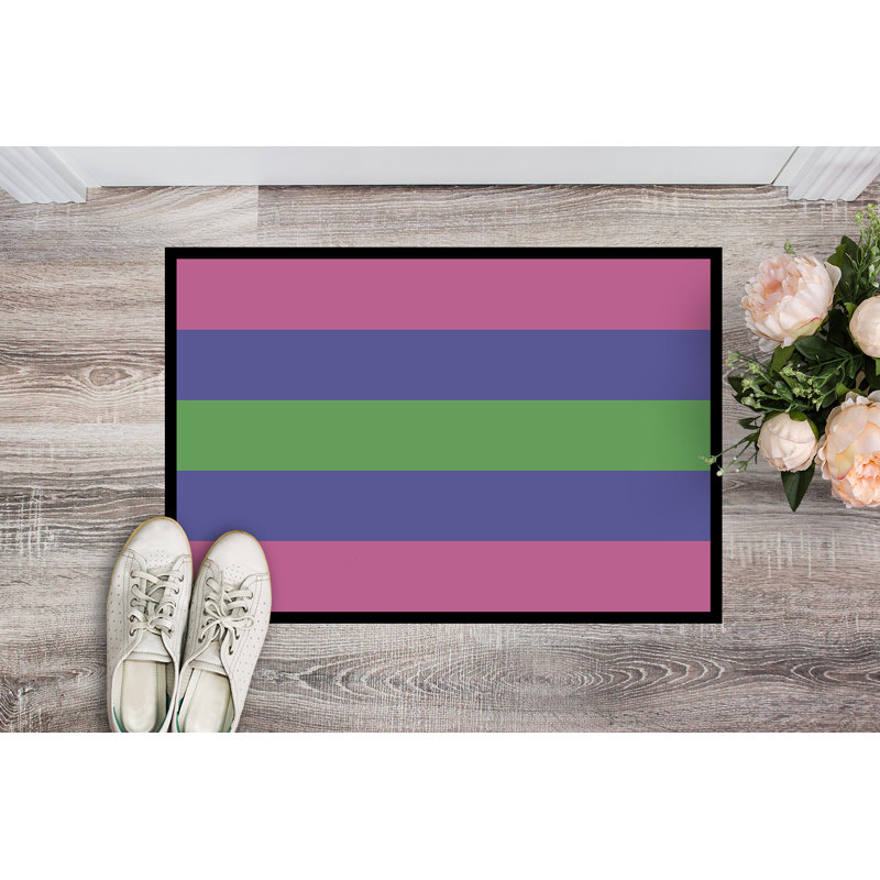Tapis de porte USA Gay Pride, l 24 po x L 36 po, Fierté trigenre