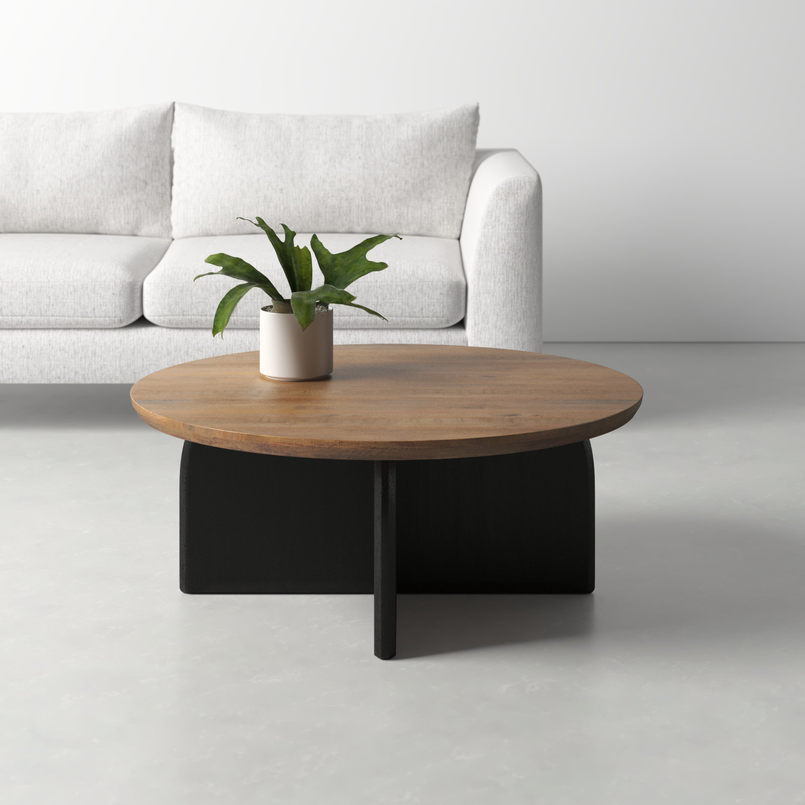 Cenia Solid Wood Single Coffee Table