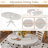 Oakham Farmhouse Retro Dining Set with Adjustable Length and Solid Rubber Wood-117430348-117430350