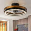 Ventilateur de plafond Farmhouse avec lumière DEL Fandelier