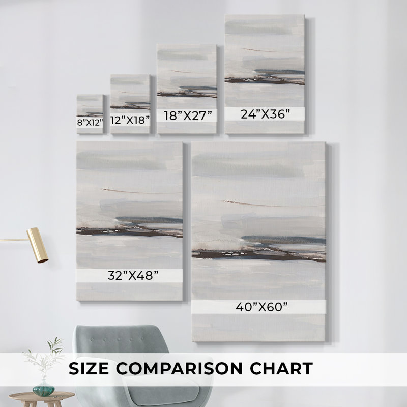 Toile tendue avec châssis ascendant Horizon I-Premium - prêt à être accroché, H 18 po x l 24 po