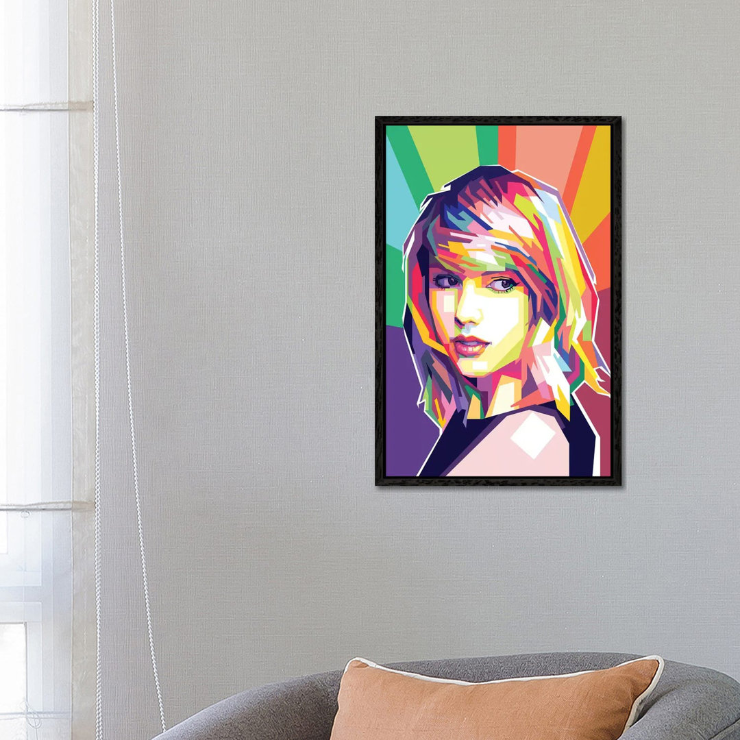 Leinwandbild - Grafikdruck „Taylor Swift” von Dayat Banggai