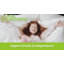 Lit pour tout-petits MOD, blanc doux avec Earl Grey-122474640