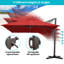 153' X 116' Outdoor Cantilever Umbrella, Weighted Base Does Not Include-419605906