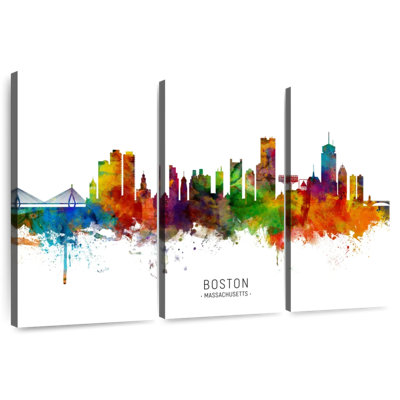 Sireci Boston Massachusetts Skyline I