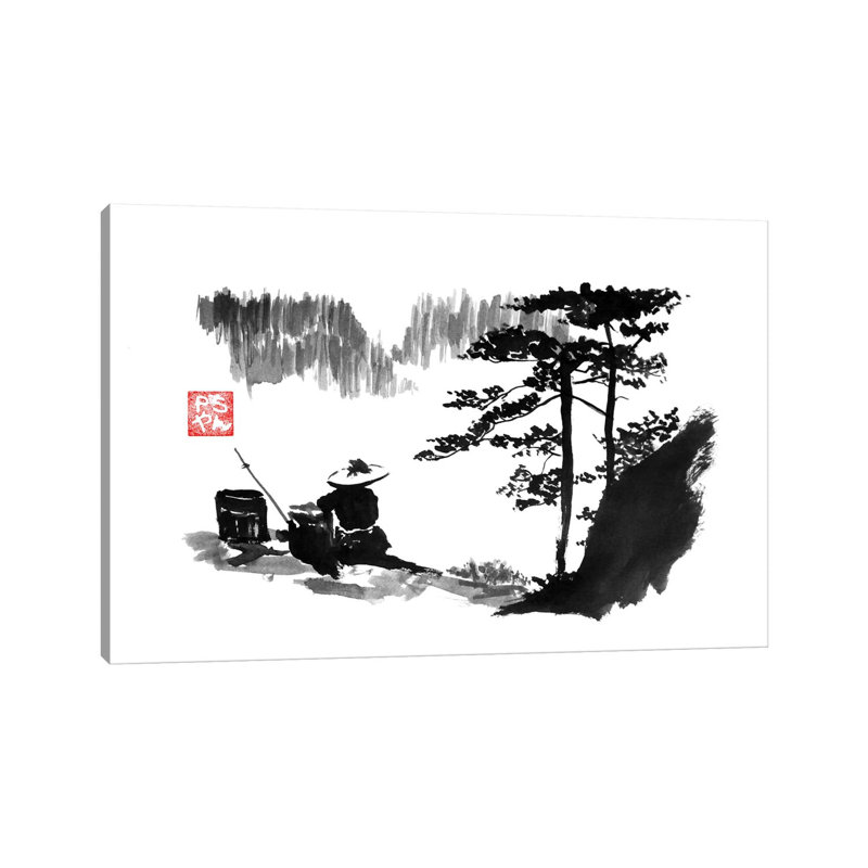 Mountain by Péchane - Print on Canvas, Wrapped Canvas, 101.6 cm H x 66.04 cm W x 1.91 cm D