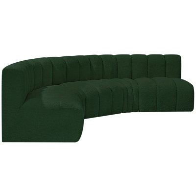 Hridaan Upholstered Curved Sectional Reversible