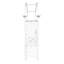 Arche de jardin en aluminium avec banc 2 places-114208236
