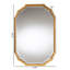 Merthie Baxton Studio Pacino Antique Goldleaf Accent Wall Mirror