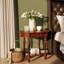Grande table de bout ovale en bois avec rangement de 24 po LUMera Collection-1274538856