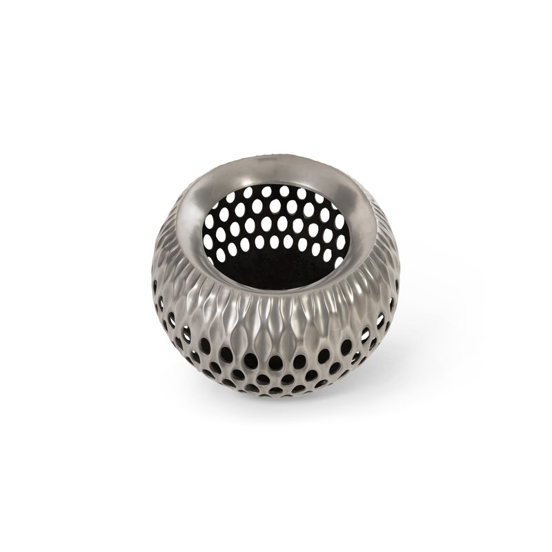 Outdoor Breathe Resin Composite Pot Planter, Aluminum