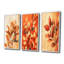Terre cuite, feuilles, couches de la forêt I - ensemble de 3 décorations murales feuilles-1979150171-1979150188-1979150190