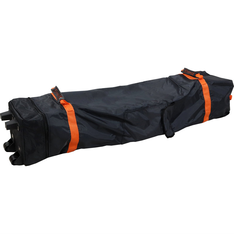 SunnyDaze Decor Black Fabric Rolling Pop-Up Canopy Carrying Bag - 57", 9" H x 9" W x 57" D