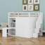 Lit mezzanine avec garde-robe, bureau et tablettes-1568461756