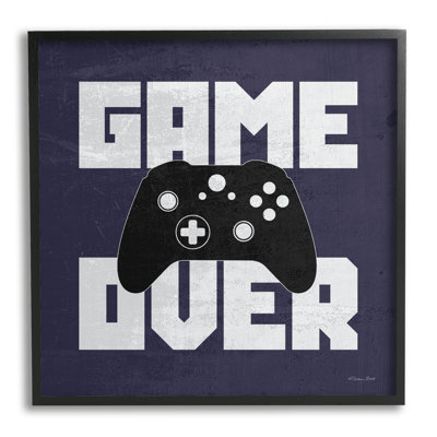 «Game over Blue», expression graphique sur bois