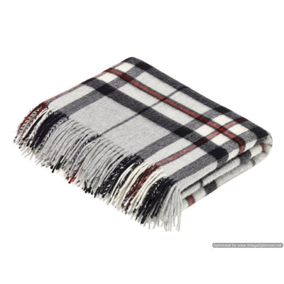 Tartan Hand Woven Throw Blanket