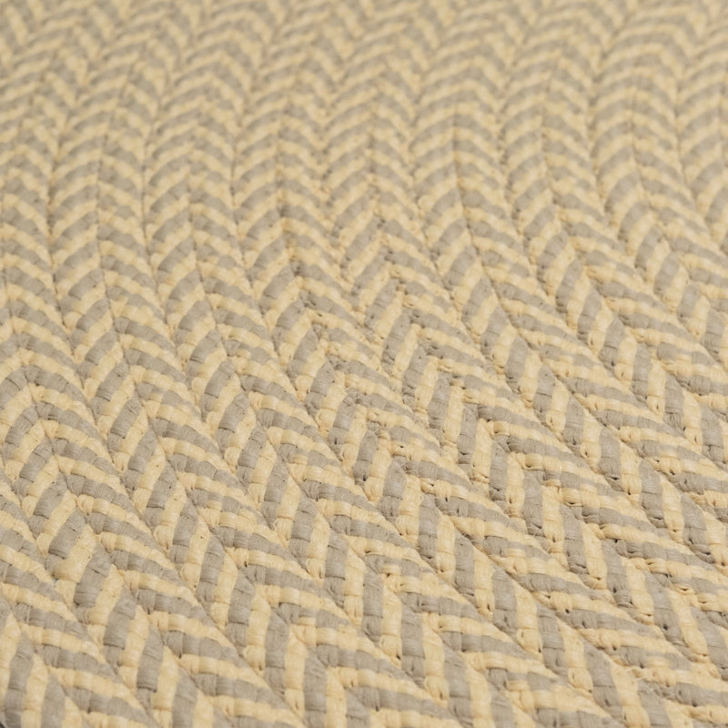 Tapis d'intérieur / extérieur rond en polypropylène tressé à la machine, Rond 6 pi