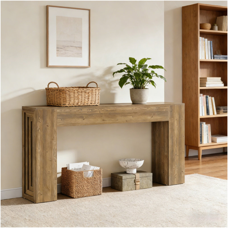Large-Tabletop Sofa Table,Wooden Hallway Table,Console Table