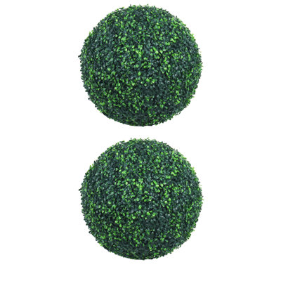 2 Pcs 22" Artificial Plant Topiary Ball