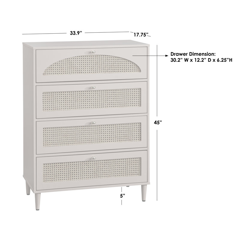 Cortavious Bedroom Chest, Elegant Pink