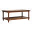 Spindle Coffee Table with Open Shelf