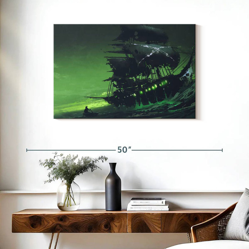Mehar The Flying Dutchman, 24" H x 36" W