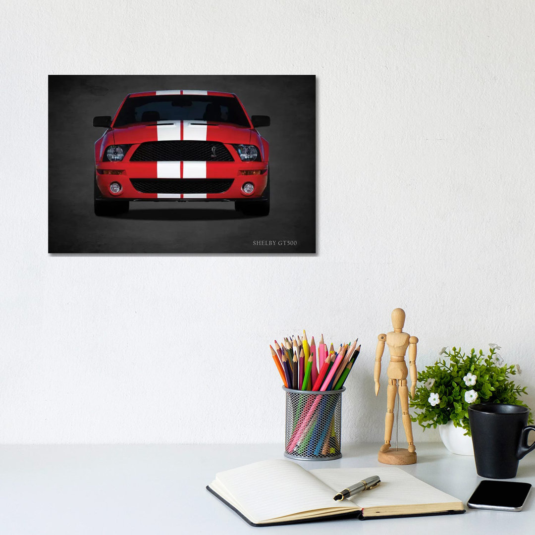 Ford Shelby GT500 by Mark Rogan - Wrapped Canvas Photograph