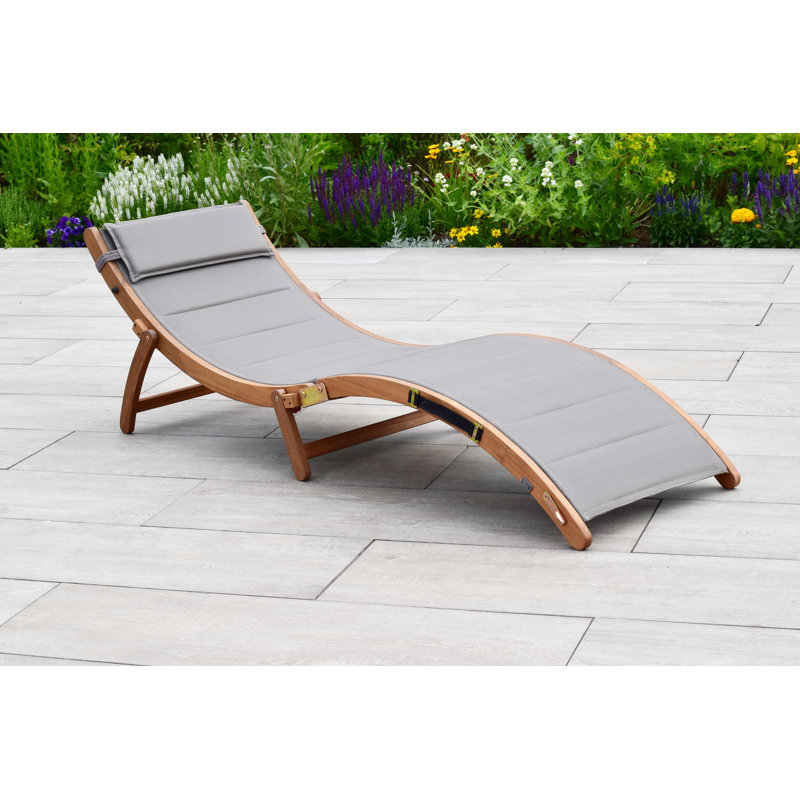 Brealyn 187cm Long Acacia Single Chaise
