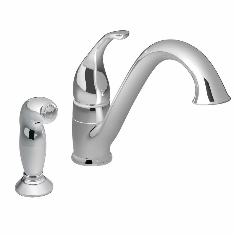 Robinet de cuisine standard à poignée simple MOEN, 0.38, Chrome