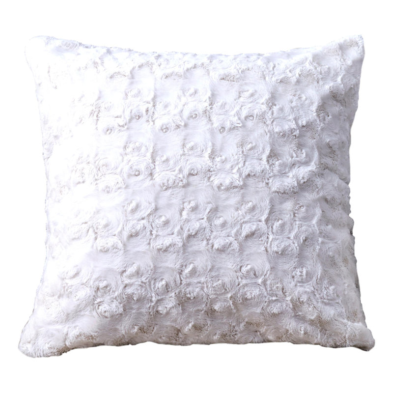 Square Faux Fur Pillow Cover