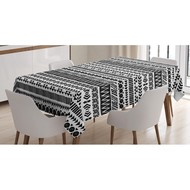 Striped Tablecloth, 70" L x 52" W