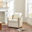 Chaise pivotante en bois de lin massif-1563900780