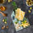 Ambesonne Wine Tempered Glass Cutting Board Views of Vineyards Grapes Multicolor