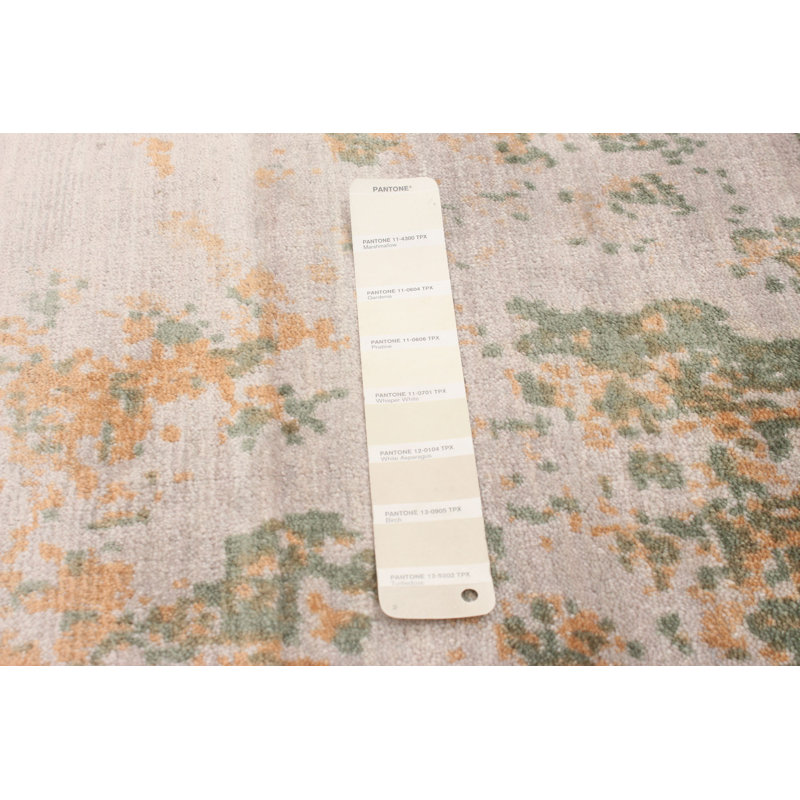 Tapis beige tissé à la main