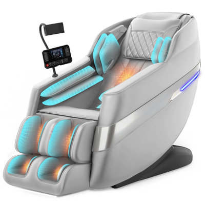 Osoria 3D Zero Gravity Recliner 54.7" SL Track Massage Chair, Full Body Massage Chair with AI Control,  Airbags, Heating, Foot Roller, 8 Auto Modes, Bluetooth Speaker