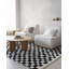 Damier Wool Patchwork Area Rug-545641593