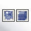 «Weaving», ensemble de 2 par Marco Marella pour Studio M - Art mural encadré-88138517-88138515