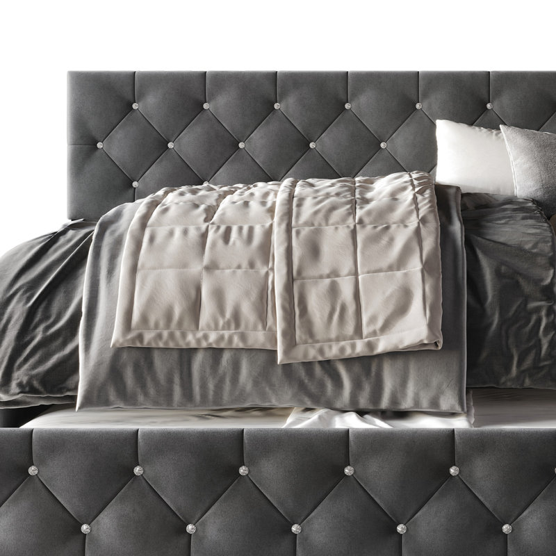 Lit de jour Darcey, Gris foncé