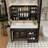 Intelligent French-style rattan bathroom cabinet
