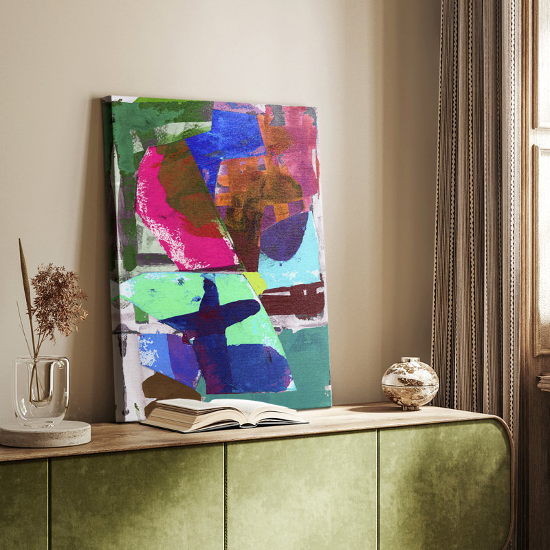 Brights Strokes III - galerie sur mesure, H 36 po x l 24 po