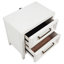 Loane 2-drawer Nightstand Bedside Table White-128837177