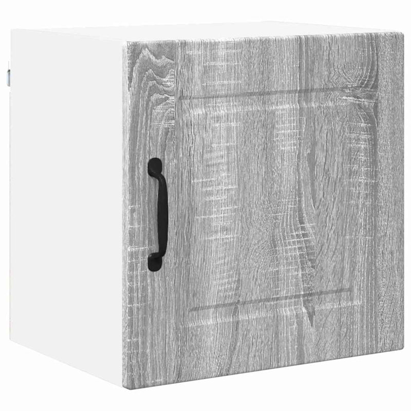 Vidaxl Kitchen Wall Cabinet Brown Oak 40 X 31 X 40 Cm Engineered Wood, Grey Sonoma, 40cm H x 40cm W x 31cm D