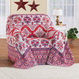 Southwest Tapestry Fringe Border Furniture Cover